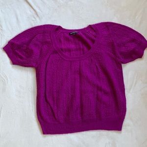 Express size small magenta oversized sweat…